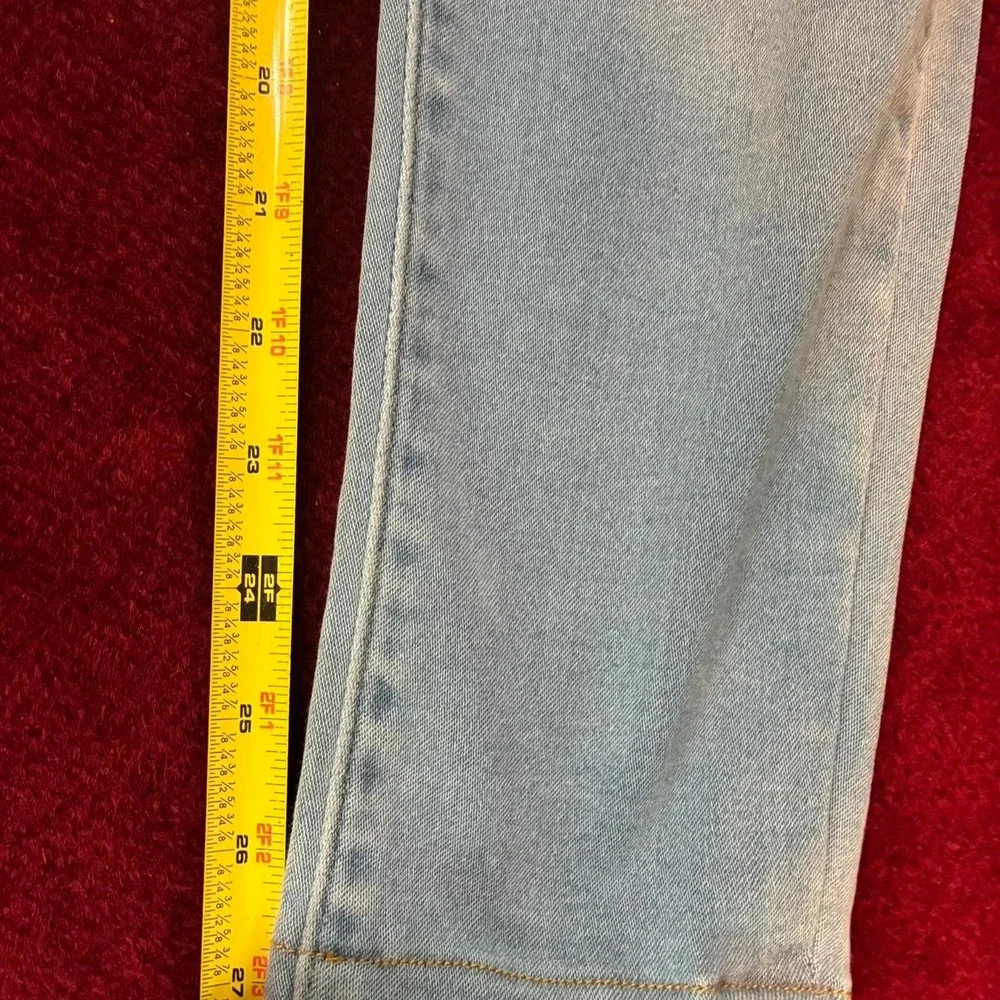 Levis 720 High Rise Super Skinny Jeans Light Wash Blue 31x30 Vintage Y2K 2000s